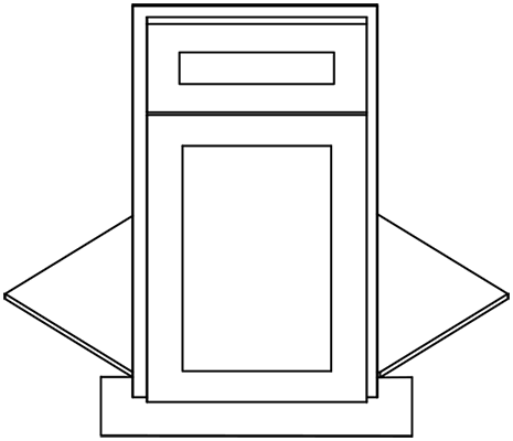 Wholesale Expo custom cabinet diagonal corner sink base