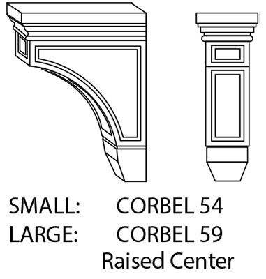 Wholesale Expo custom cabinet corbel 54 /59