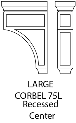 Wholesale Expo custom cabinet corbel 75L