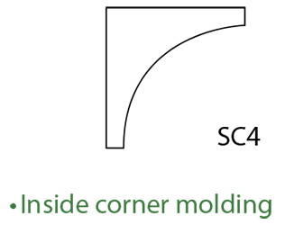 Wholesale Expo custom cabinet corner molding