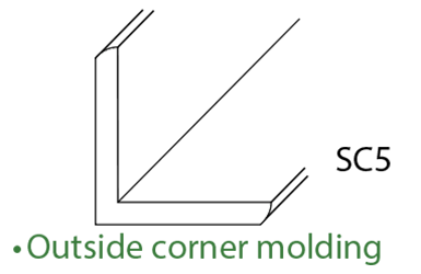 Wholesale Expo custom cabinet corner molding