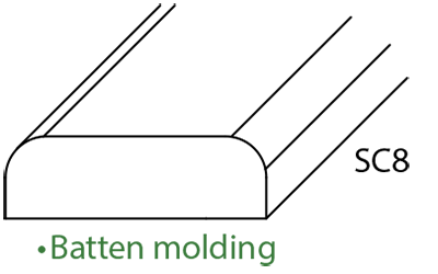 Wholesale Expo custom cabinet corner molding