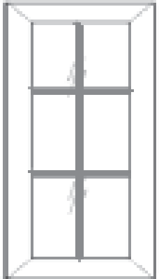 Wholesale Expo custom cabinet glass door with mullion