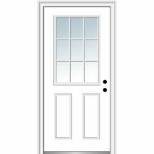 9-Lite Exterior Door