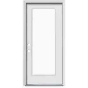 Exterior 1-Lite Single Flush Glaze Door 6/8