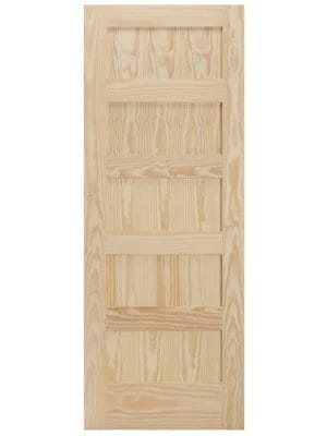 Shaker 5 or 6 Panel Clear Pine Door